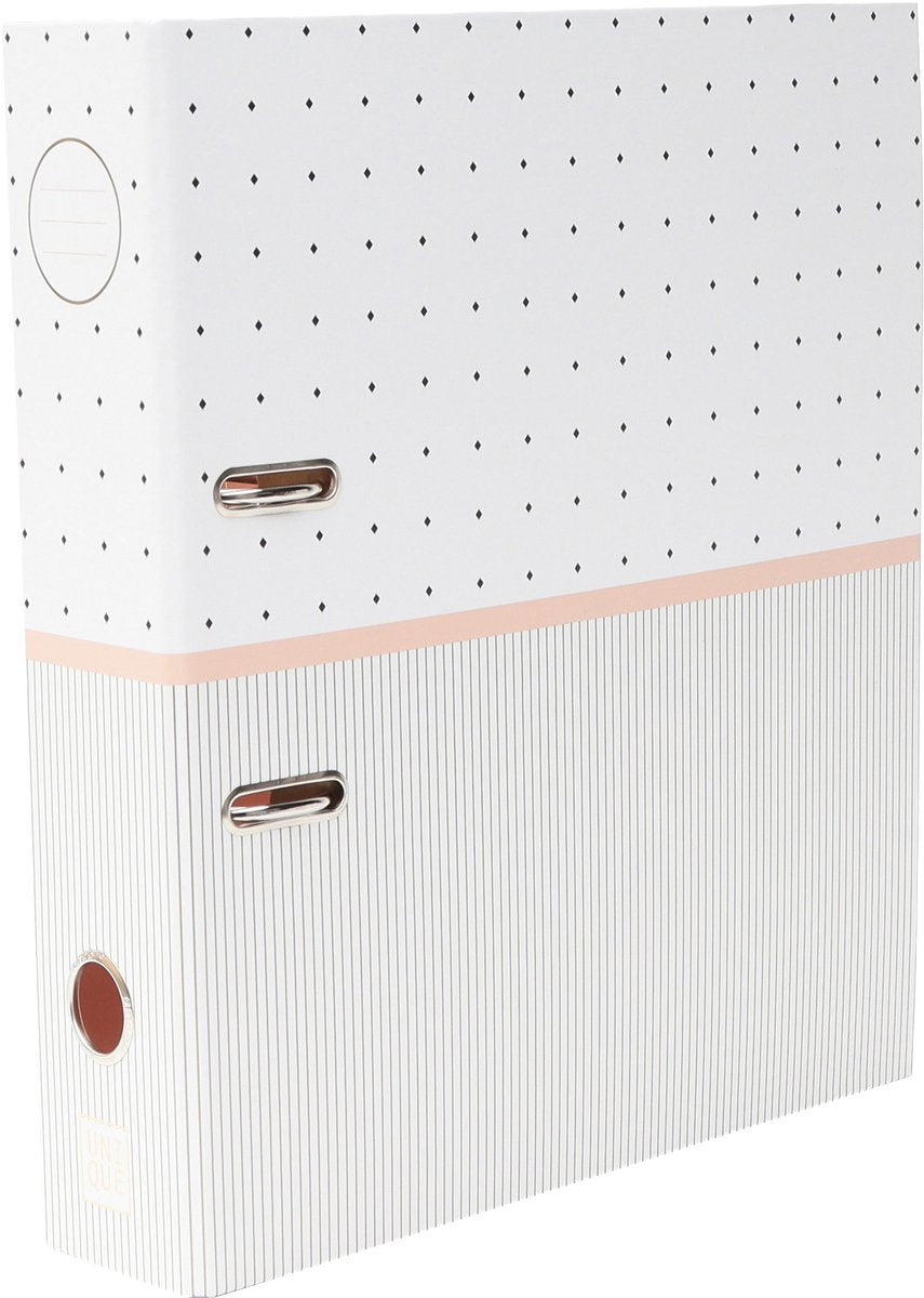 Ancor ordner unique a4 2r 8cm dots wit