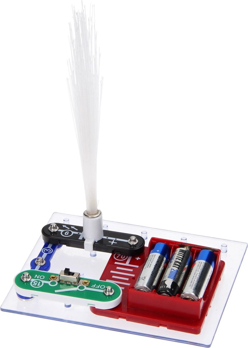 Lobbes elektro bouwset lichtvezel educatief speelgoed bouwpakket.