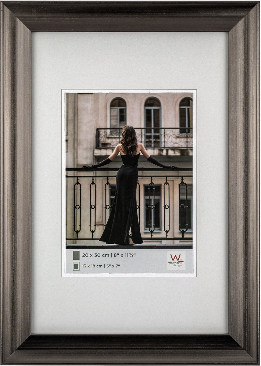 Walther venice - fotolijst - fotoformaat 40x50 cm - staal