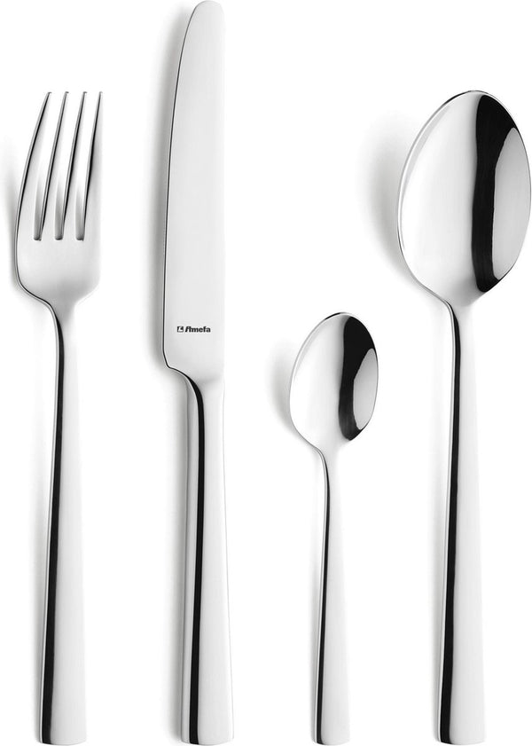 Amefa moderno - 6 persoons - 24-delige bestekset - voor 6 personen - zilver-luxe geschenkdoos- hoogwaardig 18 10 chroomnikkelstaal