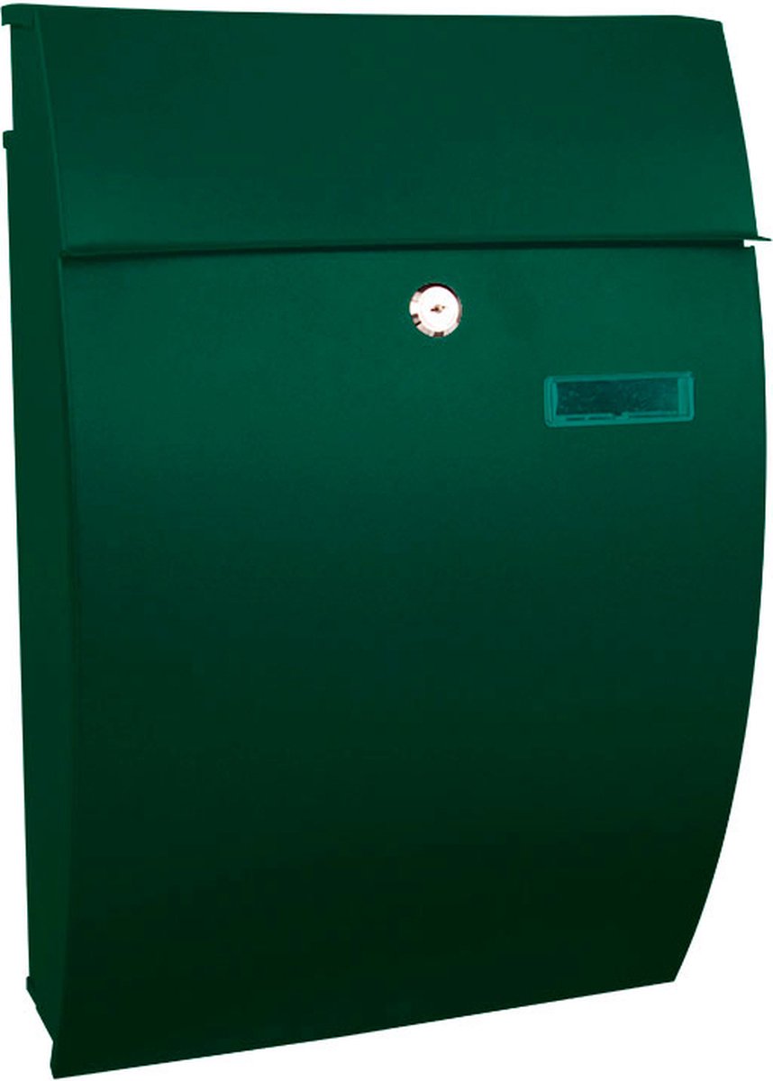 V-part - wandbrievenbus geronan - galvanized steel powder coated - groen - brievenbus