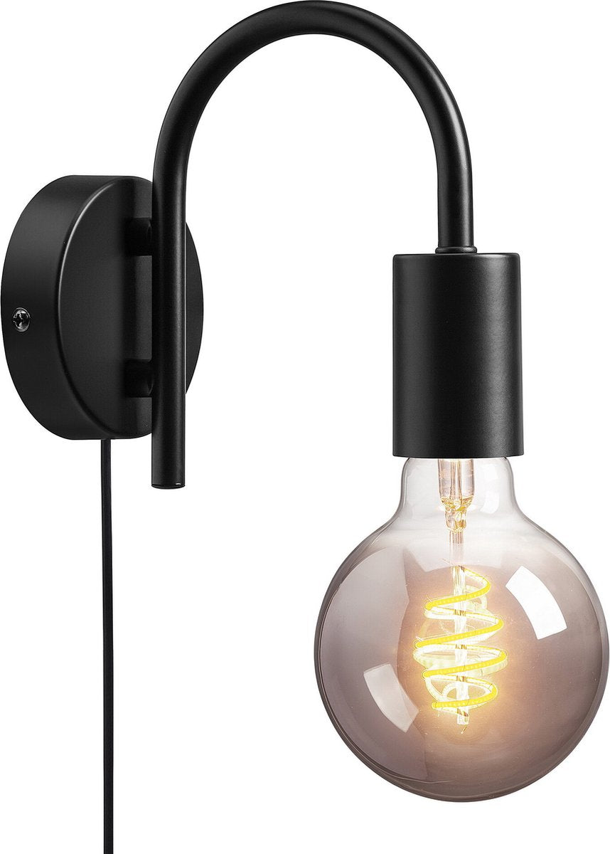 Nordlux -paco - wandlamp - e27-zwart