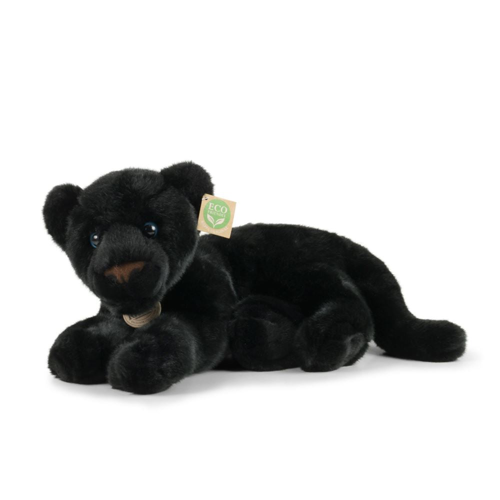 Pluche zwarte panter 40 cm eco-vriendeli