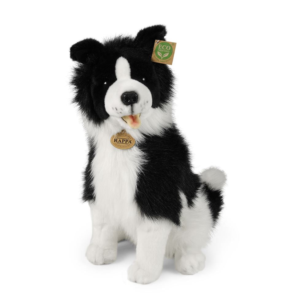Pluche border collie 40 cm eco-vriendeli