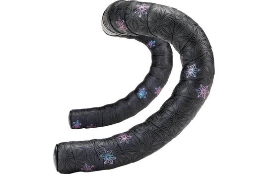 Supacaz - super sticky kush galaxy stuurlint zwart olievlek inclusief olievlek aluminium stuurplug