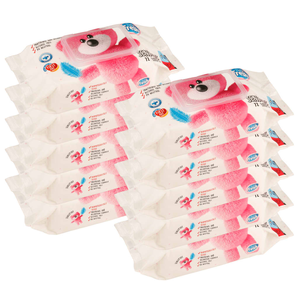 Vidaxl babydoekjes 10 pak 720 doekjes