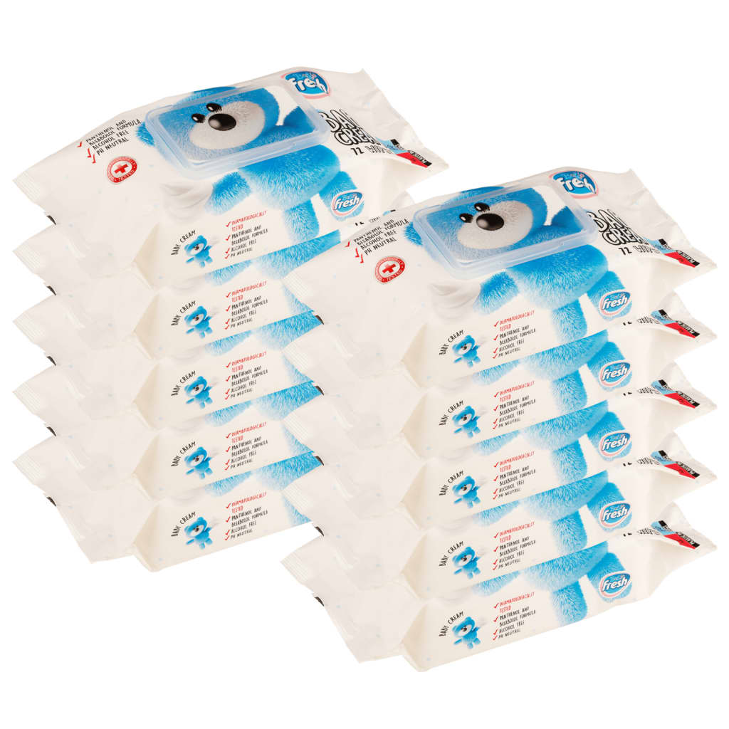 VidaXL Babydoekjes 10 pak 720 doekjes
