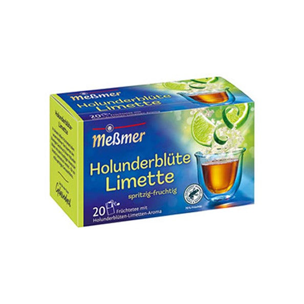 Messmer holunderblute limette 20x 2.50gr (10 stuks)