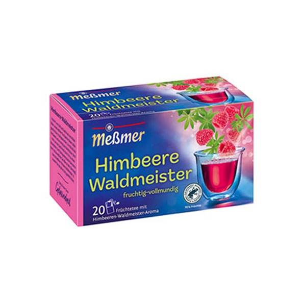 Messmer himbeere waldmeister 20x 2.50gr (10 stuks)