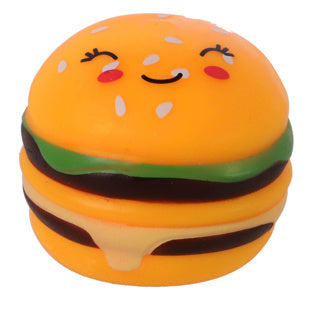 Hamburger knijpfiguur mega munch 3 assorti