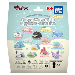 Sanrio funyu-maru style figuren assorti | 24 stuks