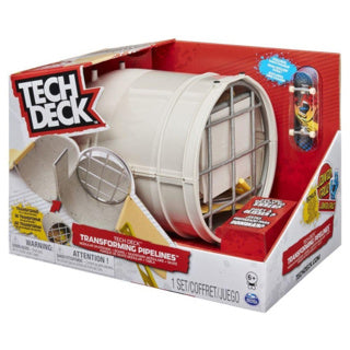 Tech deck transformeert pijpleidingen skatepark
