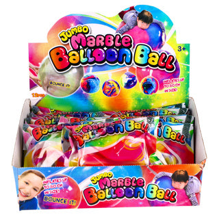 Bubble bal marmer opblaasbaar tot 80cm