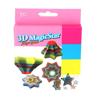 Fidget magic star 3d assortiment