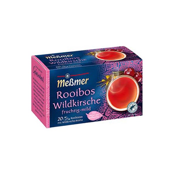 Messmer rooibos wildkirsche 20x 2gr (10 stuks)