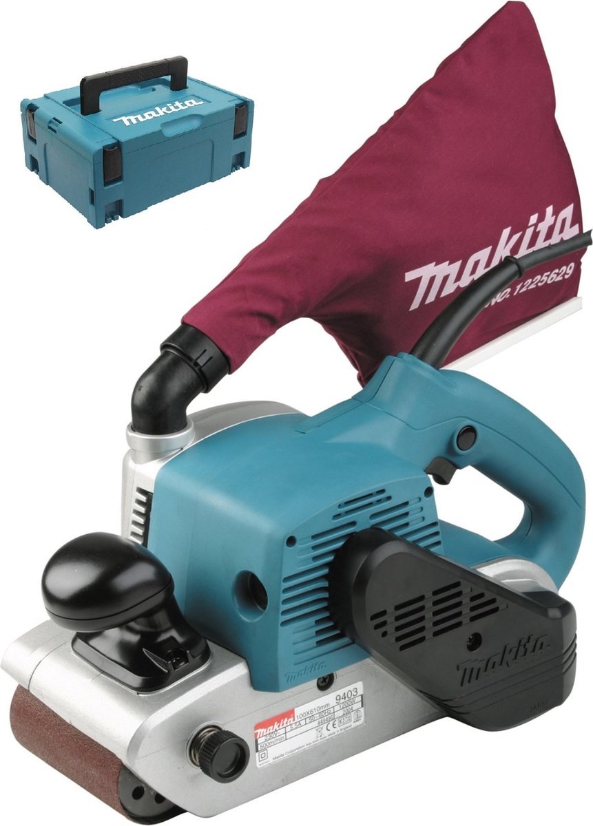 Makita 9403j bandschuurmachine 1200w 100x610mm in mbox