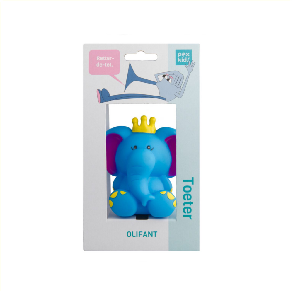 Fietshoorn pexkids olifant - blauw