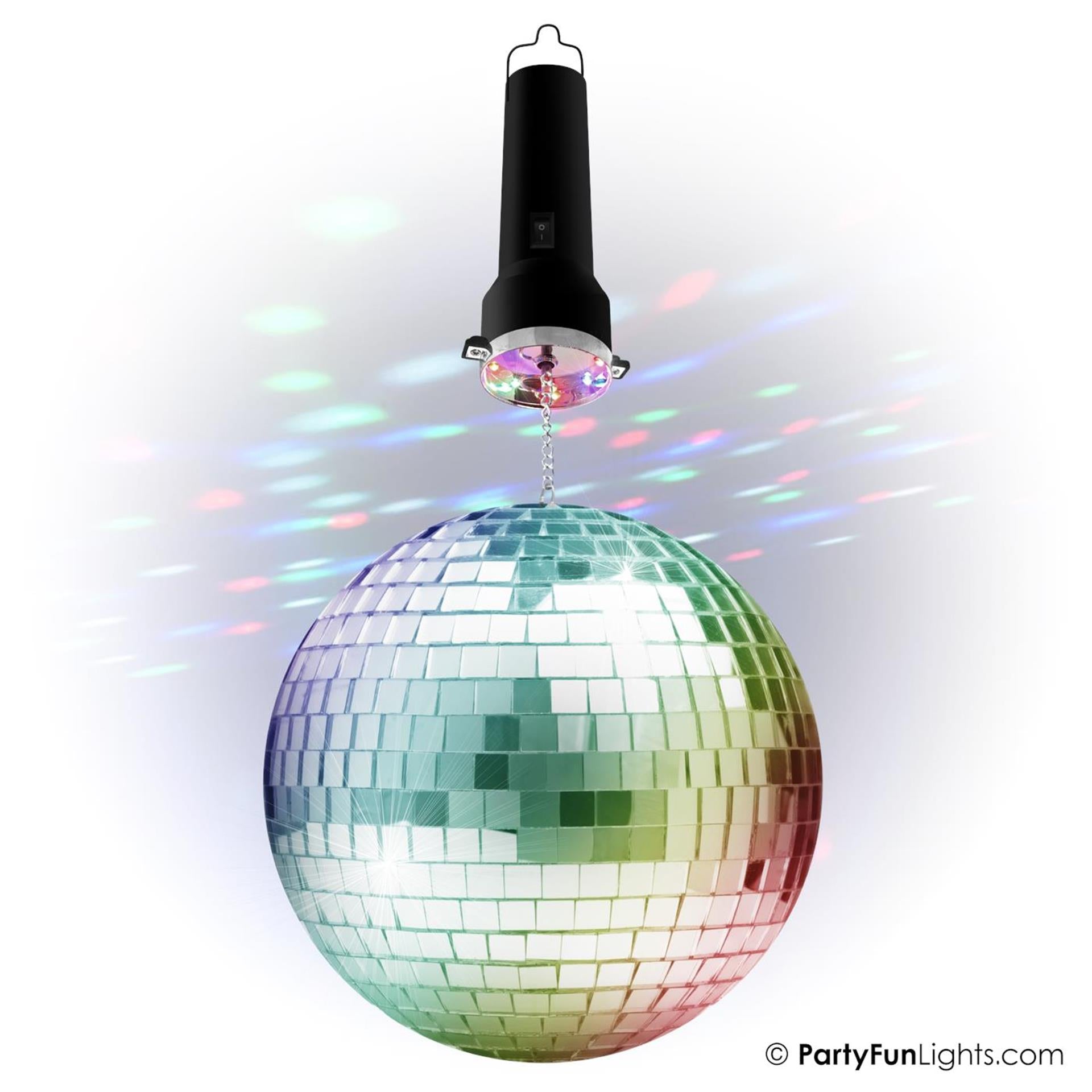 Partyfun lights disco bal 20cm led multi colour