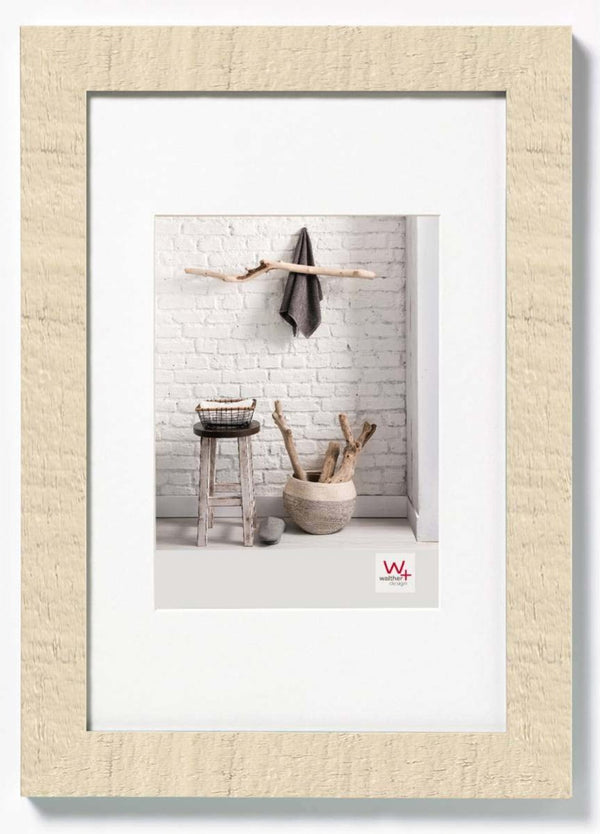 Walther home - houten lijst - fotoformaat 24x30 cm - crème wit
