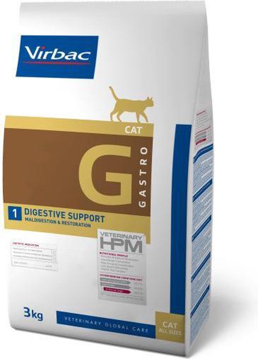 Virbac hpm veterinary diet cat - digestive support 1.5 kg
