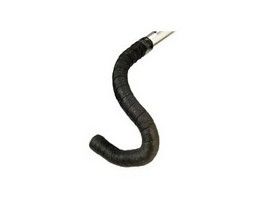 Tecora stuurlint confort naturel ø2,5 x 30mm 1,8m - zwart (2 stuks)