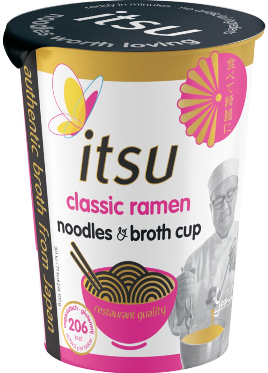 Itsu classic ramen noodle cup 6 x 64 gram