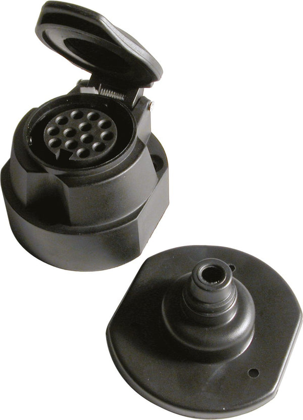 13-pin Jäger plug grey