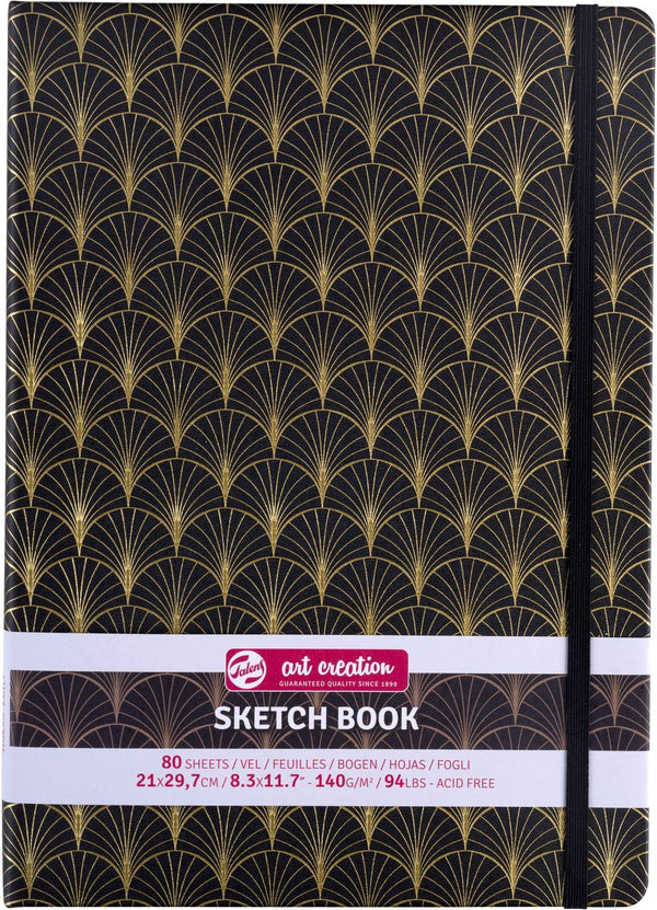 Talens art creation schetsboek art deco | 21 x 29,7 cm, 140 g, 80 vellen