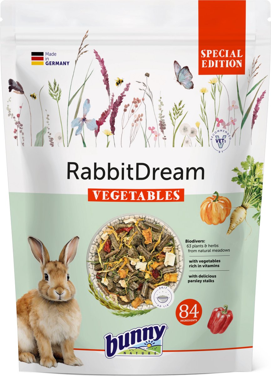 Bunny natuur konijnendroom speciale editie groenten
