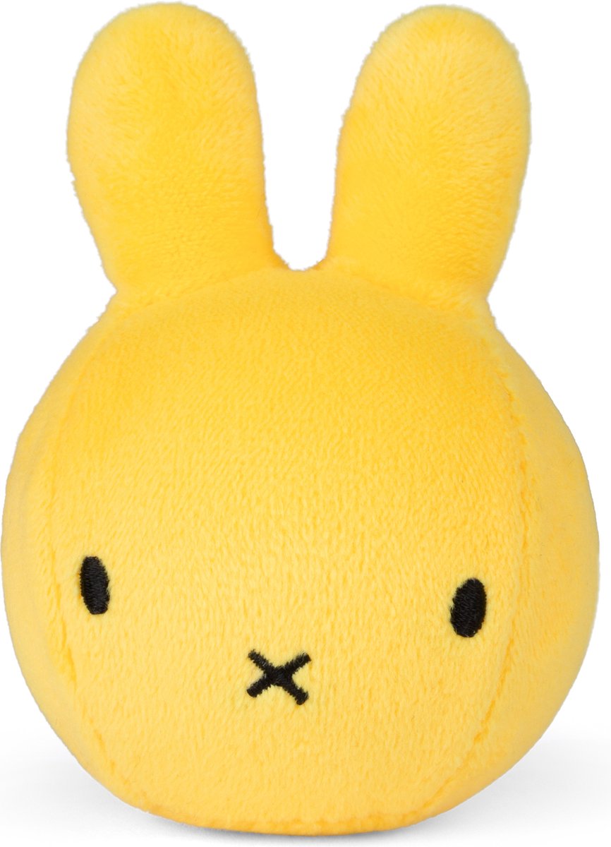 Bon ton toys nijntje - squish ball yellow - 9 cm - 3,5''