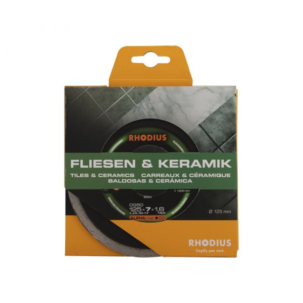 Disque diamant 125mm TUILE