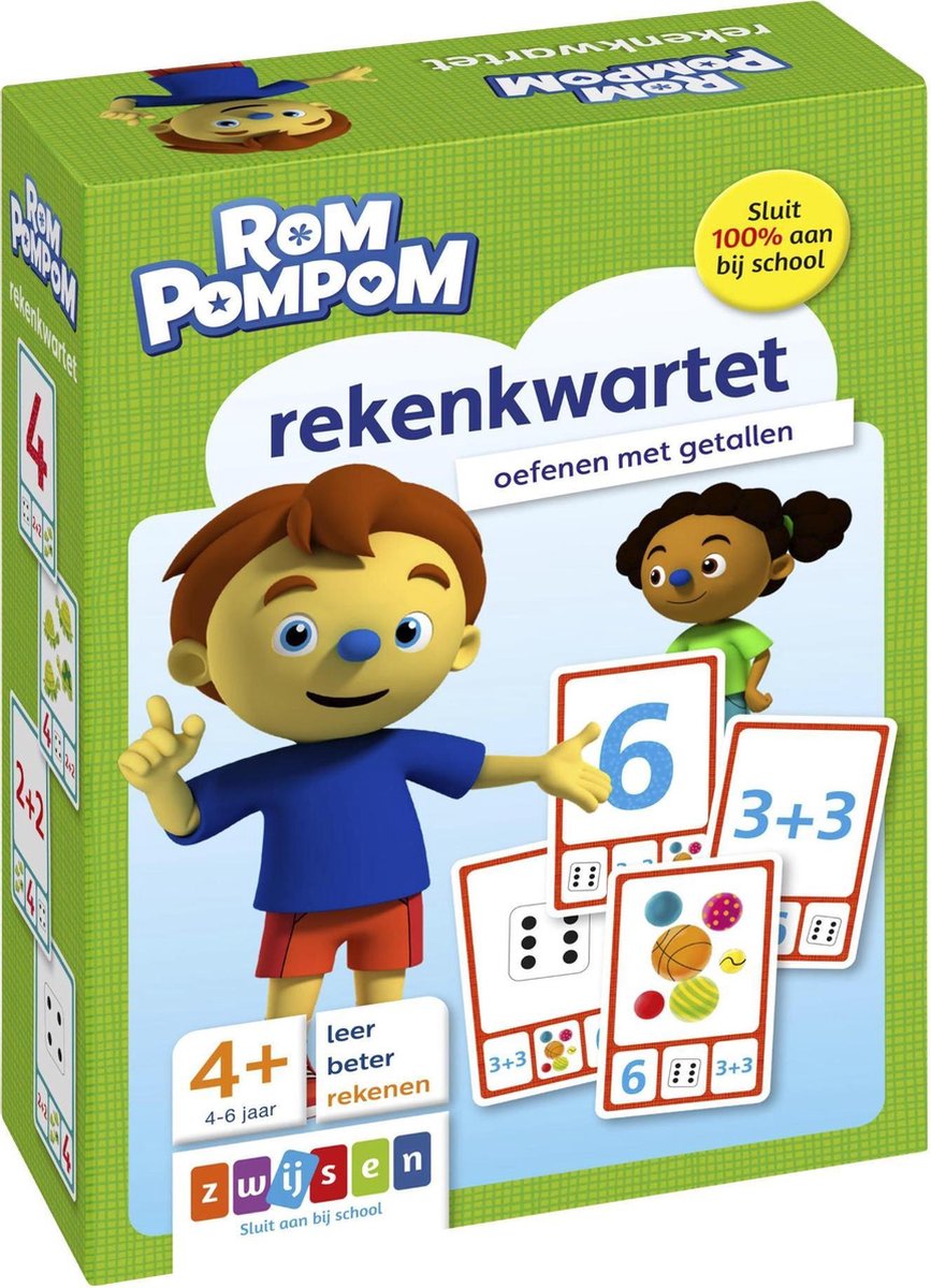 Zwijsen romppompom rekenkwartet