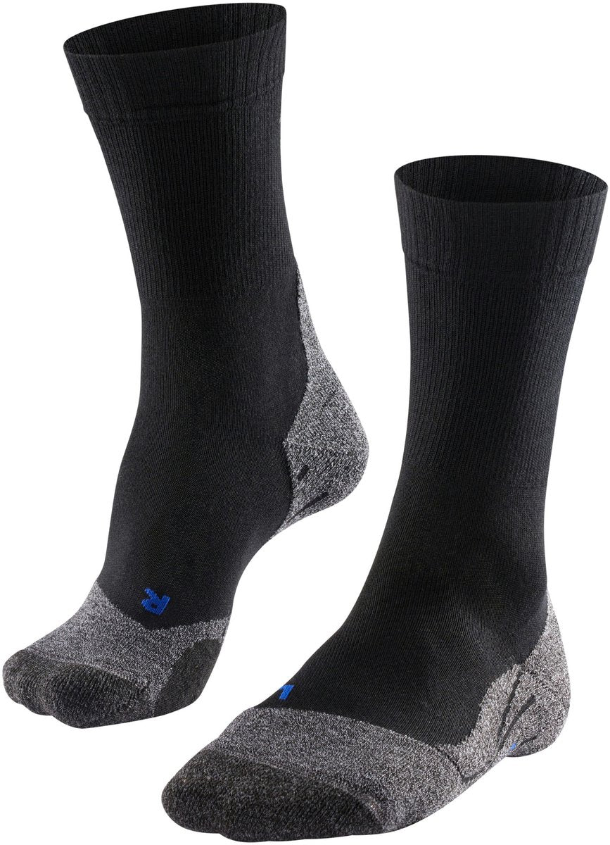 Falke tk2 cool anti-blaar dik lyocell functioneel materiaal wandelsokken dames zwart - maat 37-38