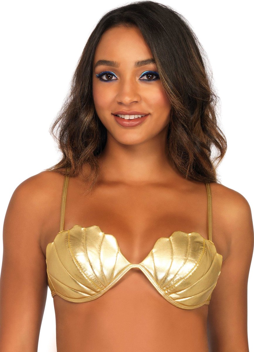 Leg avenue mermaid shell bra top