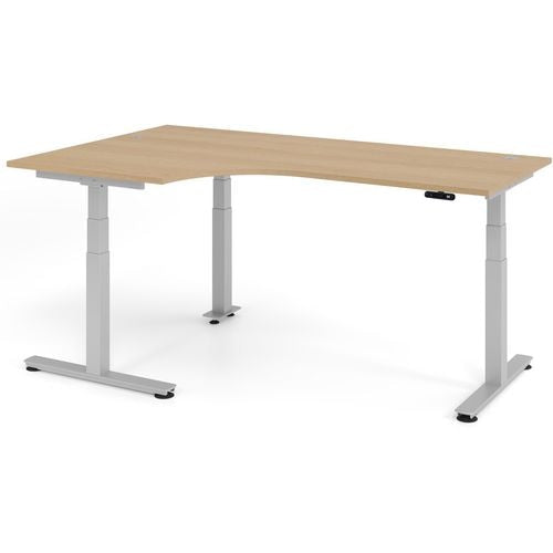 Bach zit-sta bureau hammerer xdsm melamine eiken