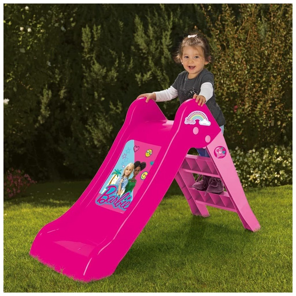 Dolu barbieglijbaan 70x111x47 cm roze