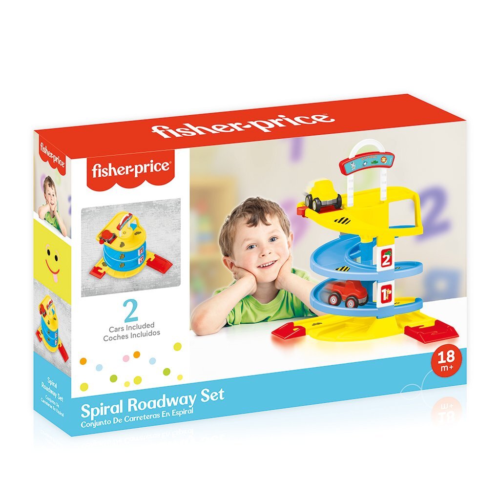 Dolu fisher price spiraal auto speelset