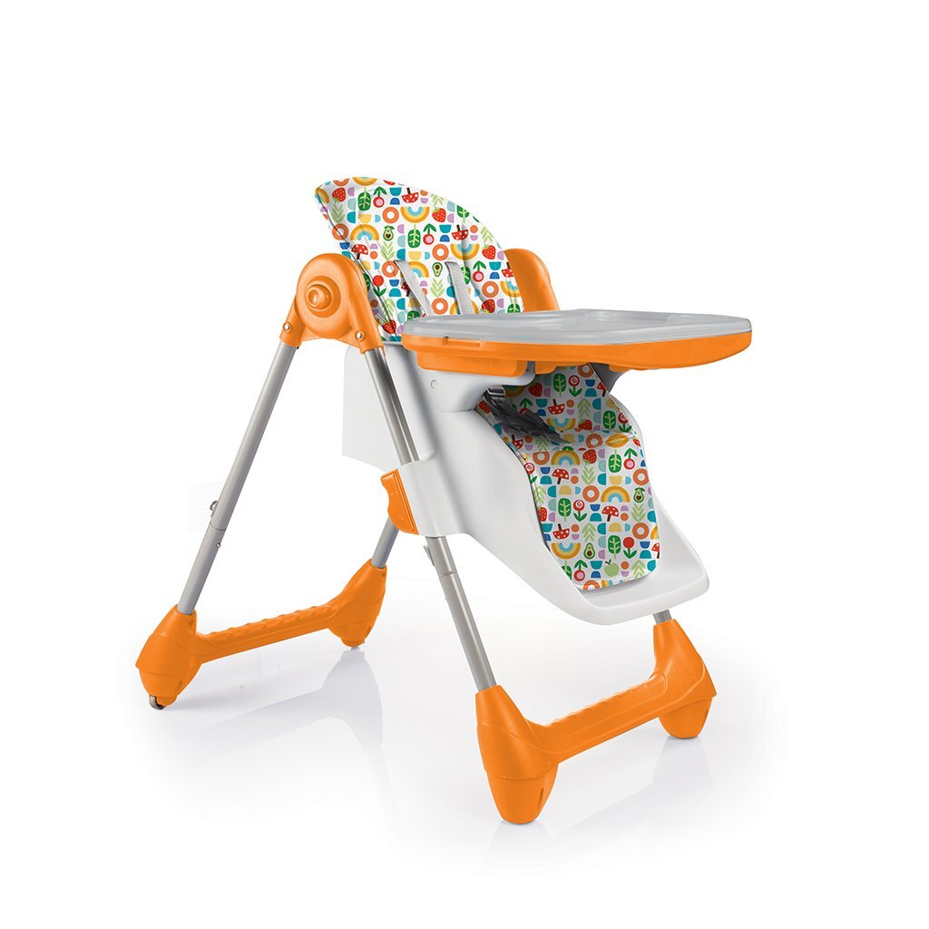 Dolu fisher price deluxe kinderstoel 105x57x87 cm wit oranje