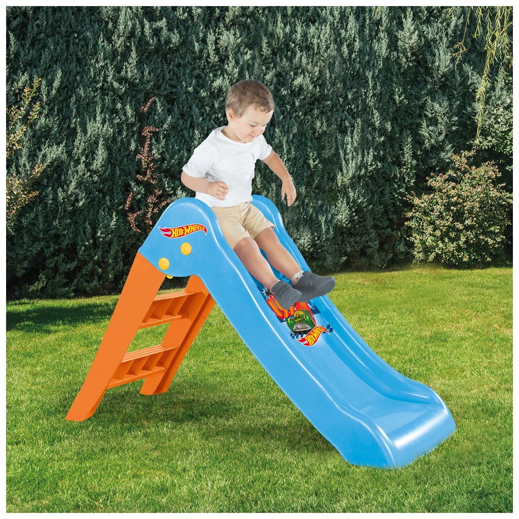 Dolu hot wheels glijbaan 70x111x47 cm blauw oranje