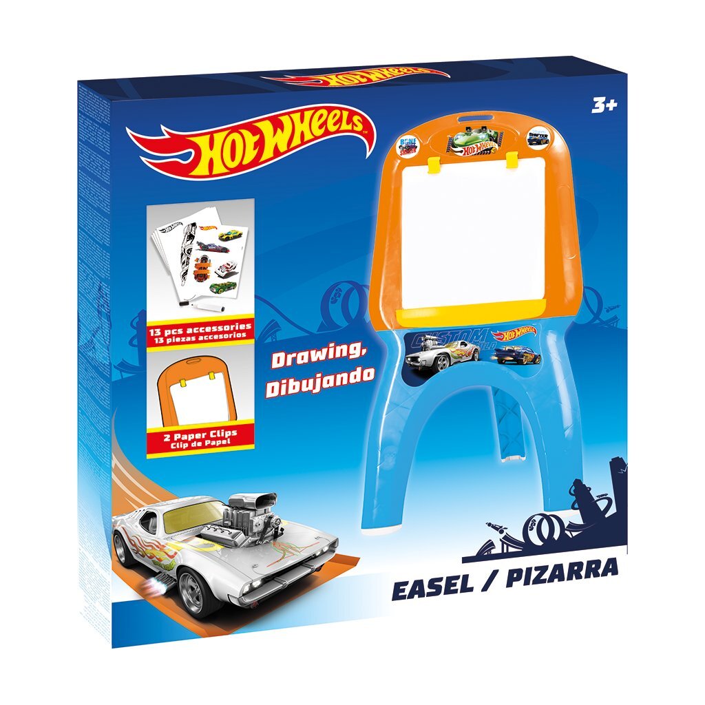 Dolu hot wheels tekenbord blauw oranje