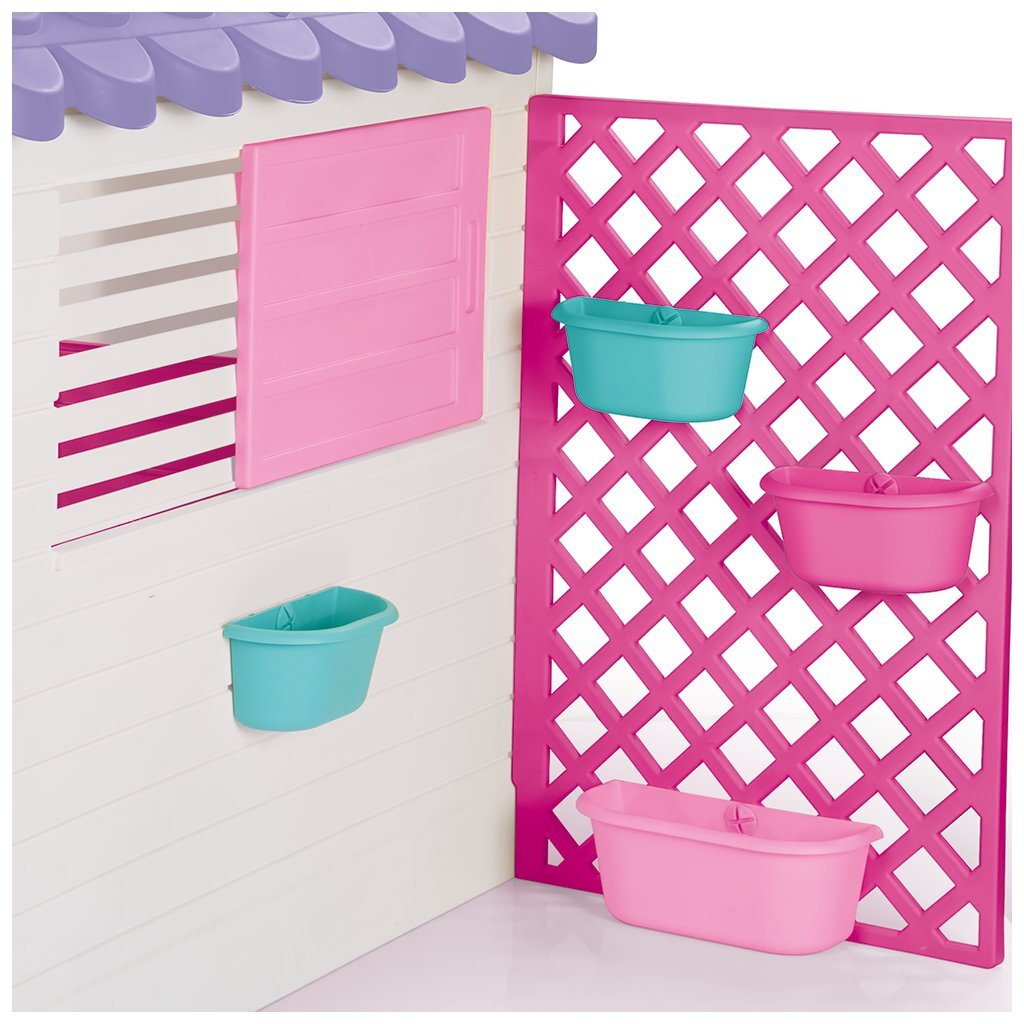 Dolu tuin speelhuis 140x127x107,5 cm + geluid roze paars