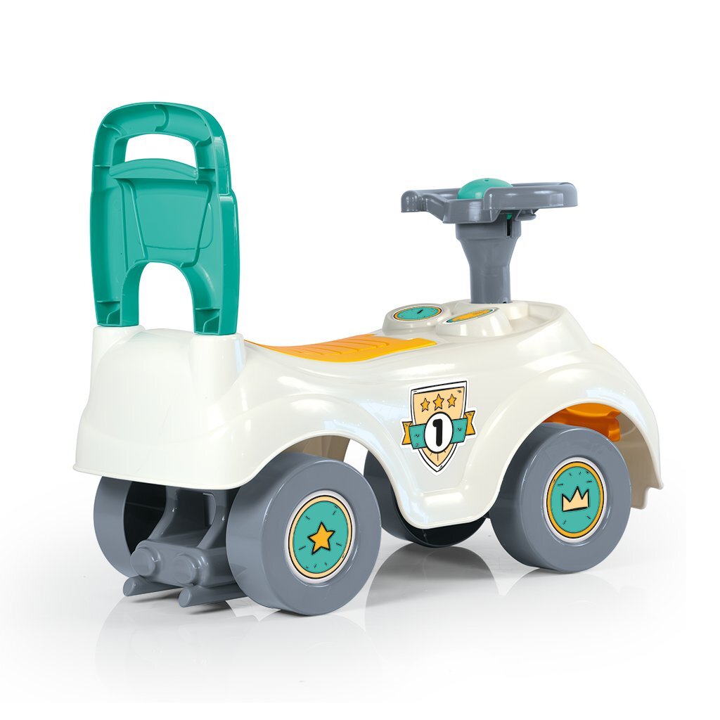 Dolu loopauto wit groen geel