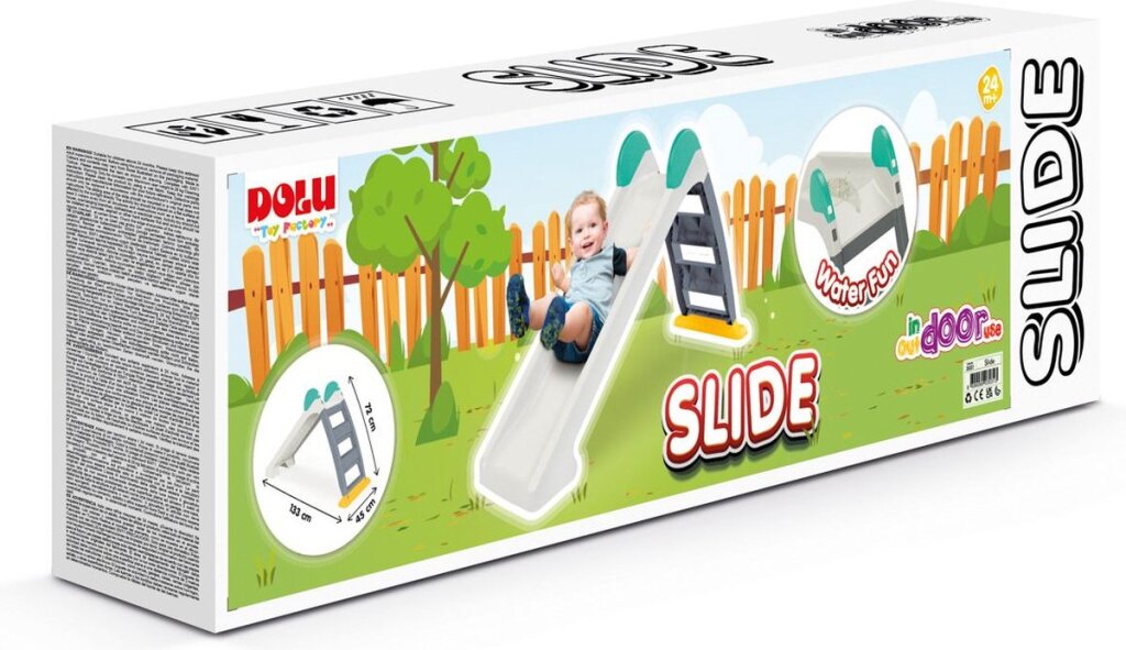 Dolu 2631 mijn eerste glijbaan wit blauw geel