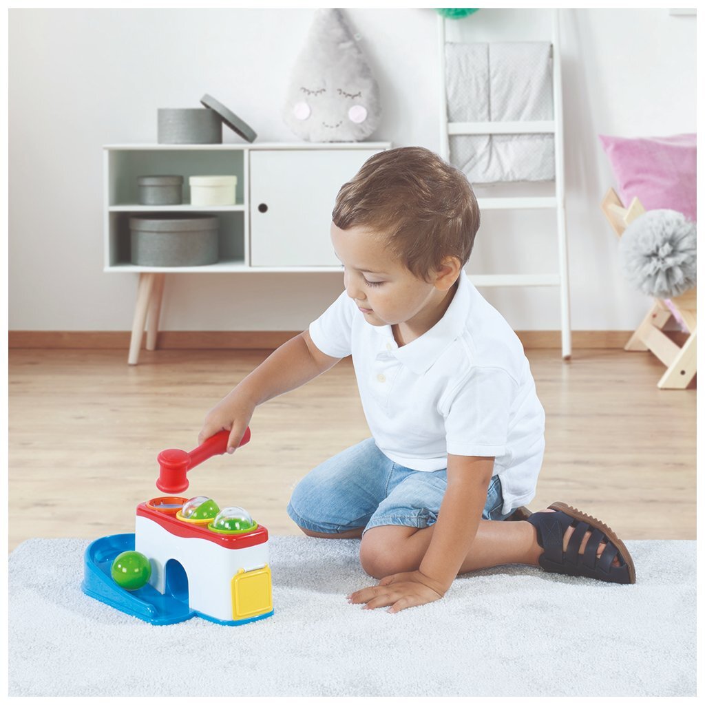 Dolu rollende ballen met 3 ballen