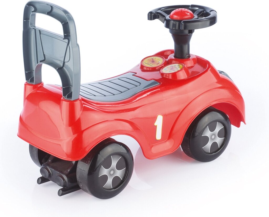 Dolu zitrit rood zwart loopauto