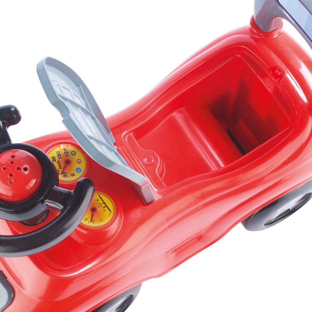 Dolu zitrit rood zwart loopauto
