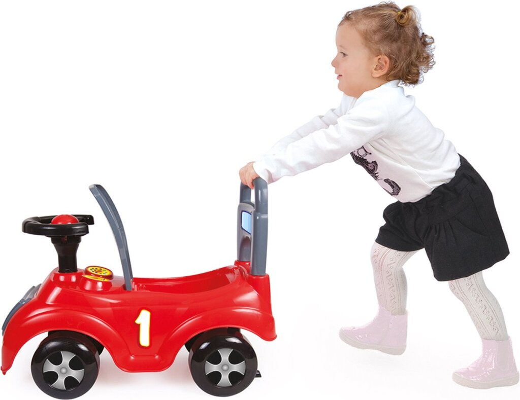 Dolu zitrit rood zwart loopauto