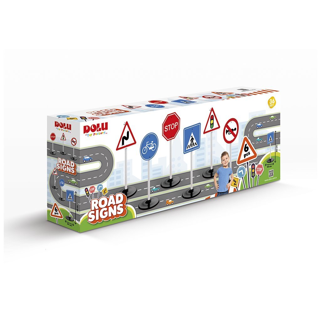 Dolu verkeersborden 6 stuks