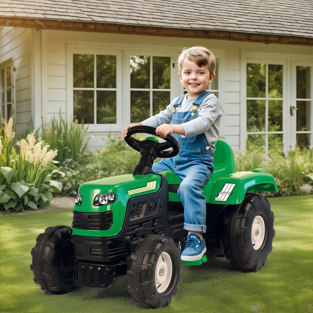 Dolu traptractor claxon groen zwart