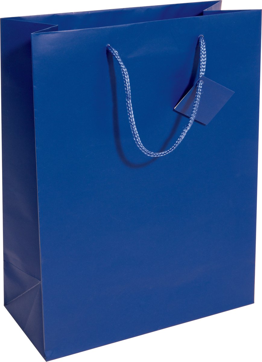 Sigel cadeautas - groot - 260x330x120mm - ultramarijn blauw - si-gt503